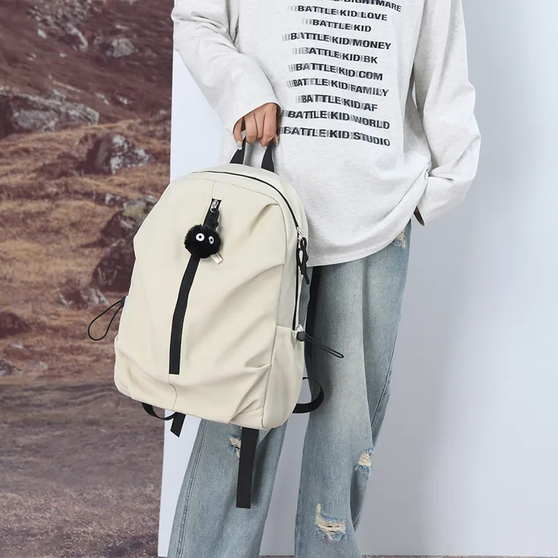 GEERDUN Waterproof Fabric Backpack Unisex Multicolor-3