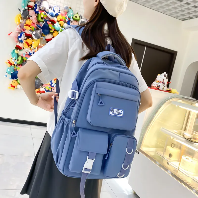GEERDUN Nylon Backpack Unisex Multicolor-8