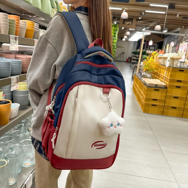 GEERDUN Nylon Backpack Unisex Multicolor-8