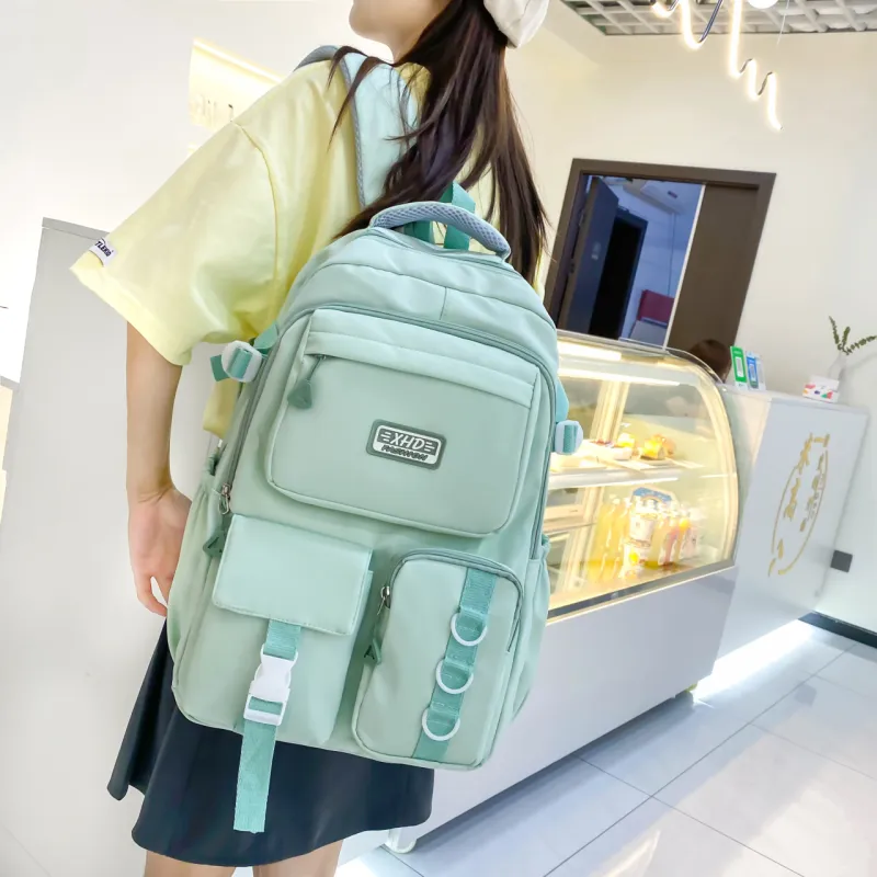 GEERDUN Nylon Backpack Unisex Multicolor-6
