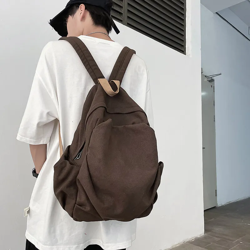 GEERDUN Canvas Backpack Unisex Multicolor-12