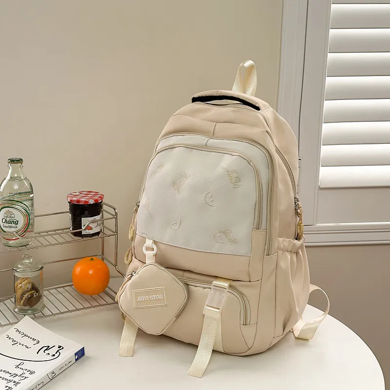 GEERDUN Nylon Backpack Unisex Multicolor-4