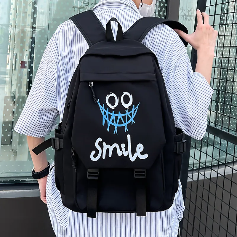 GEERDUN Composite Cloth Backpack Unisex White Style 1/White Style 2/Black Style 1/Black Style 2-2