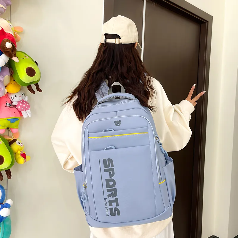 GEERDUN Nylon Backpack Unisex Multicolor-6