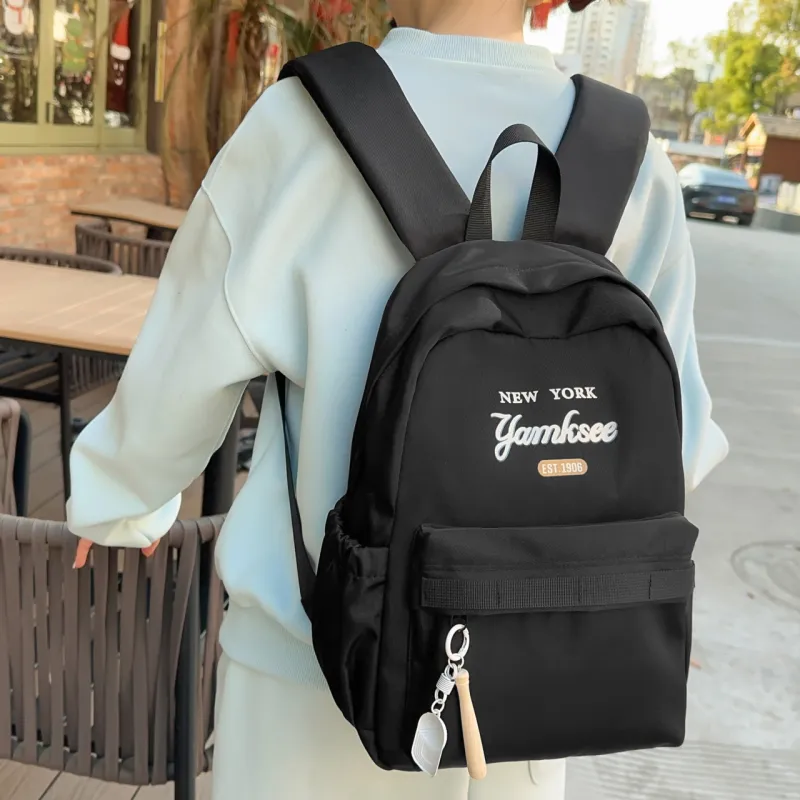 GEERDUN Nylon Backpack Regular Unisex Multicolor-5
