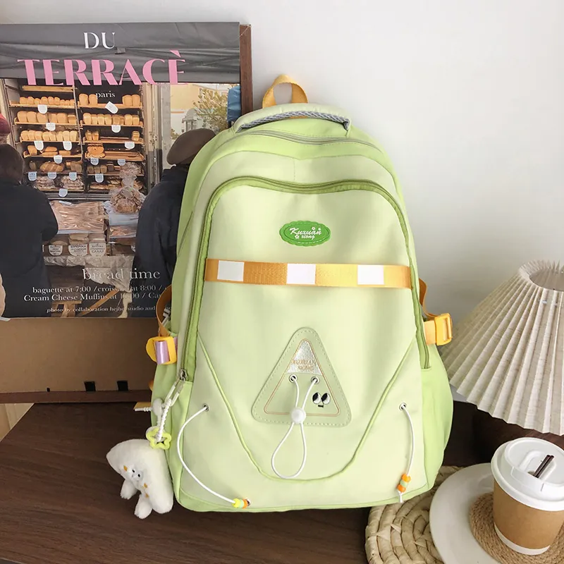 GEERDUN Nylon Backpack Unisex Multicolor-1