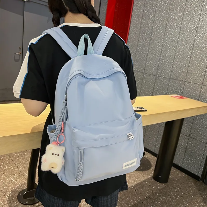GEERDUN Nylon Backpack Unisex Multicolor-10