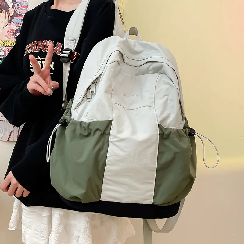 GEERDUN Nylon Backpack Unisex Multicolor-10