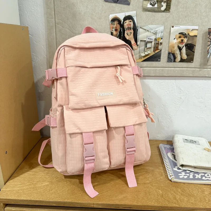 GEERDUN Nylon Backpack Unisex Multicolor-10