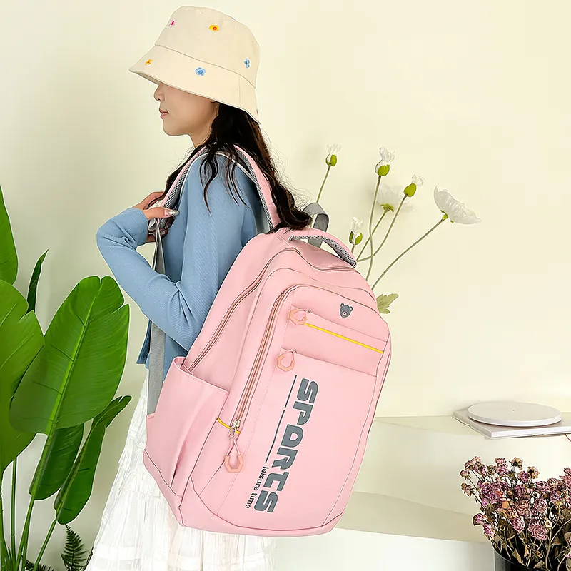 GEERDUN Nylon Backpack Unisex Multicolor-12