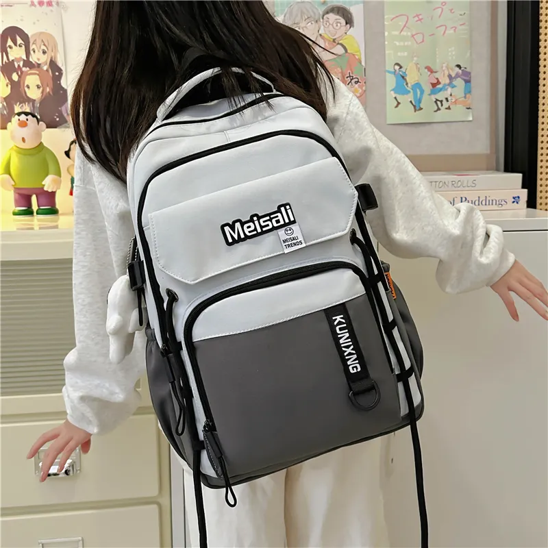GEERDUN Nylon Backpack Unisex Multicolor-8