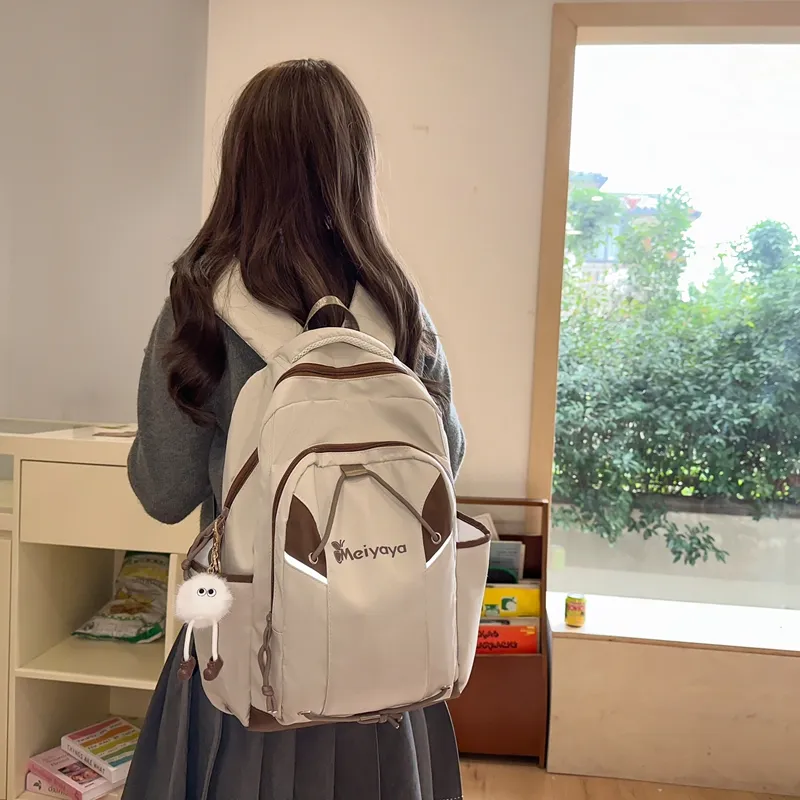 GEERDUN Nylon Backpack Unisex Multicolor-8