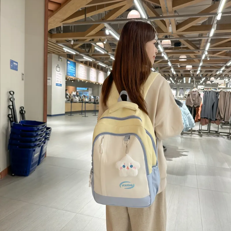 GEERDUN Nylon Backpack Unisex Multicolor-11