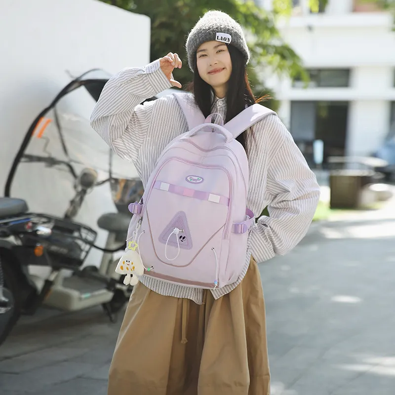 GEERDUN Nylon Backpack Unisex Multicolor-7