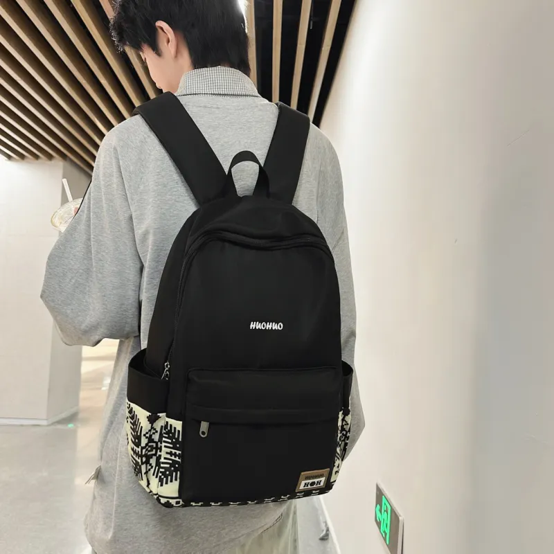 GEERDUN Nylon Backpack Unisex Multicolor-10