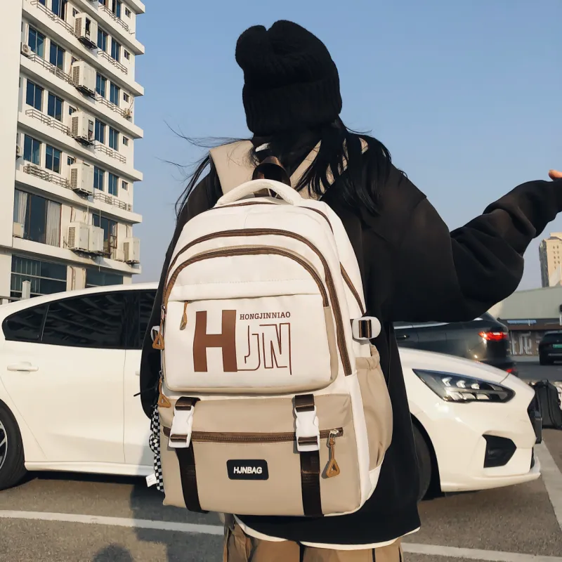GEERDUN Nylon Backpack Unisex Multicolor-10