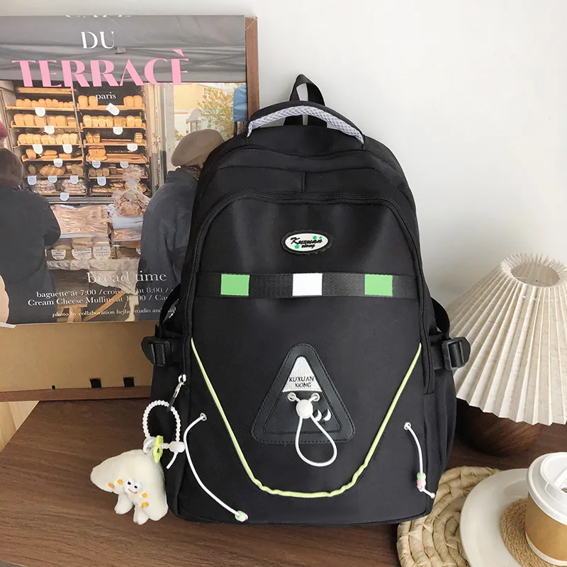 GEERDUN Nylon Backpack Unisex Multicolor-3