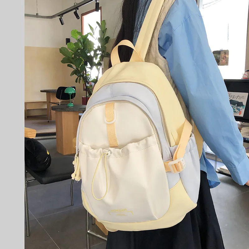 GEERDUN Nylon Backpack Unisex Multicolor-16