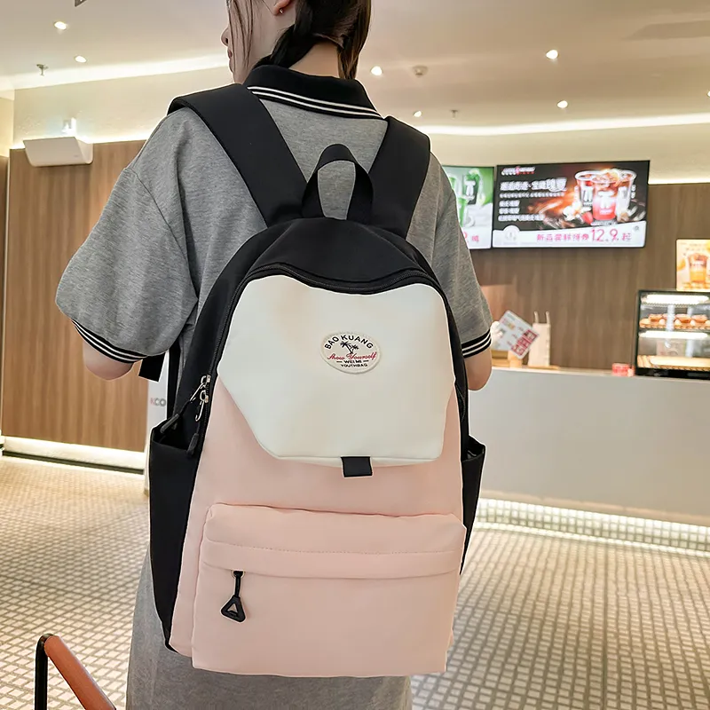 GEERDUN Nylon Backpack Unisex Multicolor-6