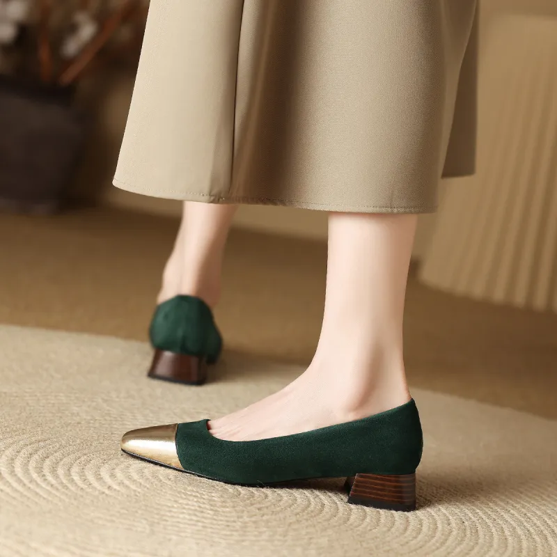 XICUNMINGWU Chunky Heel High Heels Women's-9