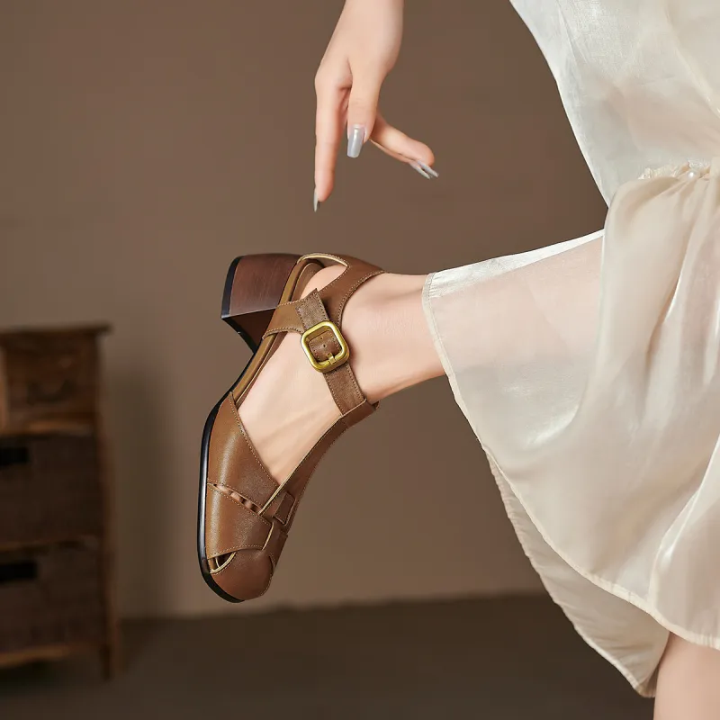 XICUNMINGWU Roman Sandals 5.3CM Women's-3