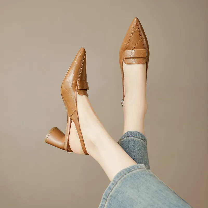 XICUNMINGWU High Heels Women's Ecru/Apricot-10