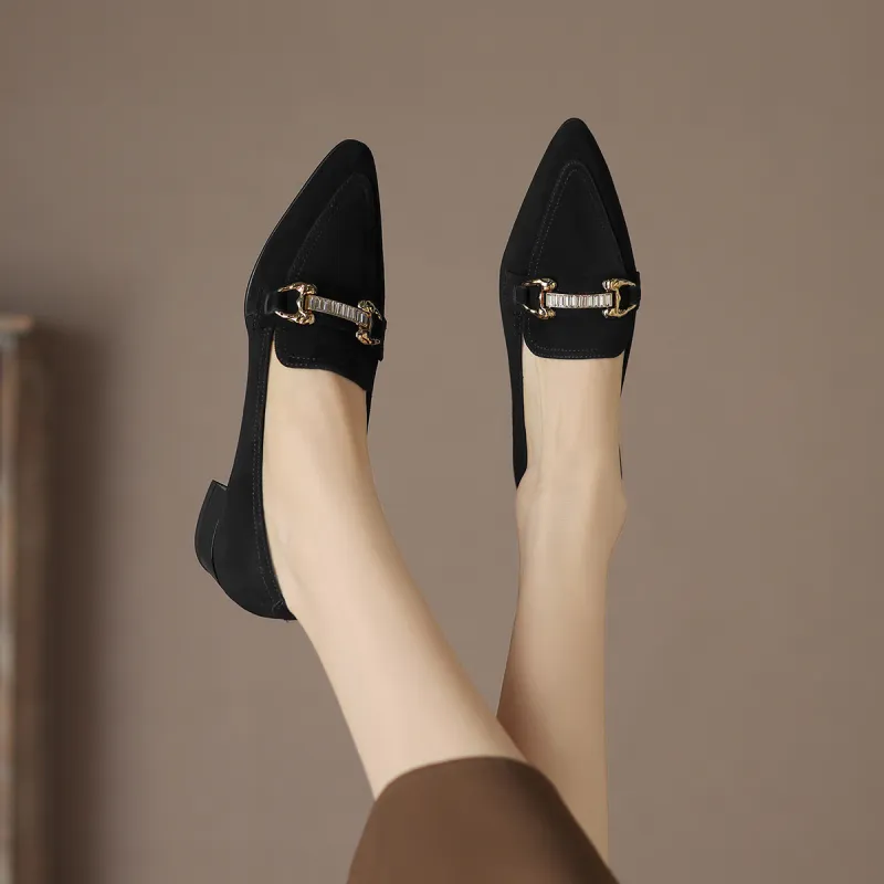 XICUNMINGWU Chunky Heel High Heels 3CM Women's-4