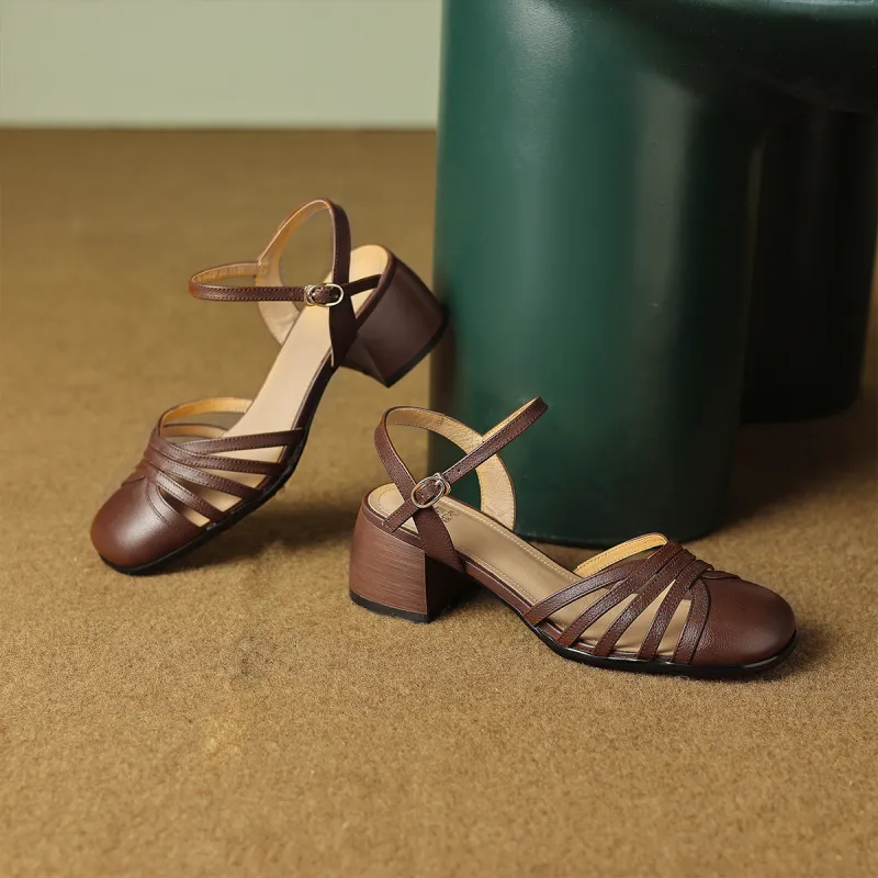 XICUNMINGWU Chunky Heel High Heels Women's-3