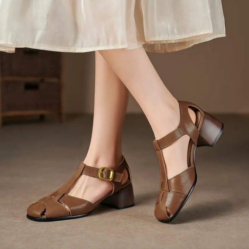 XICUNMINGWU Roman Sandals 5.3CM Women's-4
