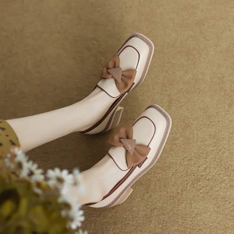 XICUNMINGWU Loafers Women's Ecru-3