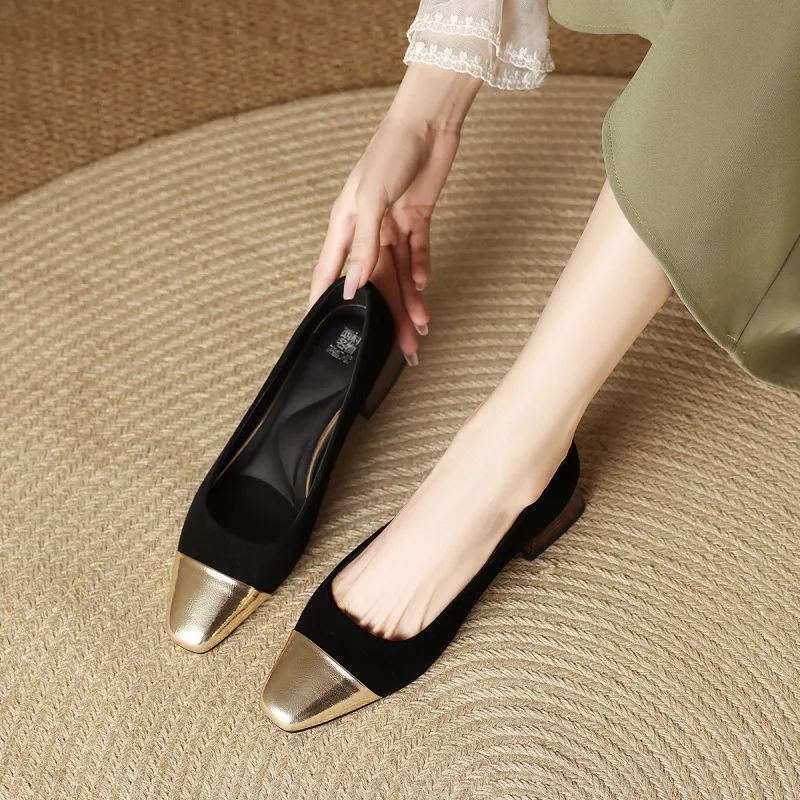 XICUNMINGWU Chunky Heel High Heels Women's-4