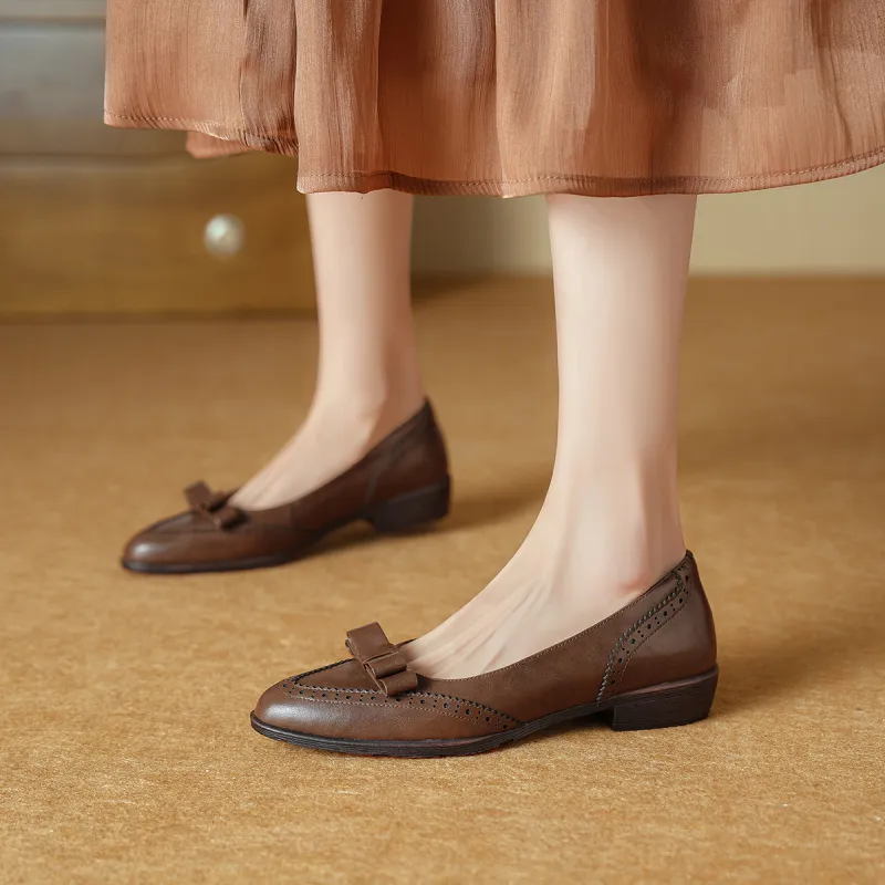 XICUNMINGWU Chunky Heel High Heels Women's Dark Brown-3