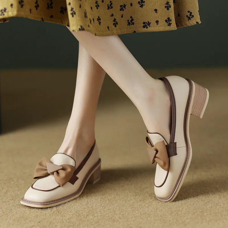 XICUNMINGWU Loafers Women's Ecru-1