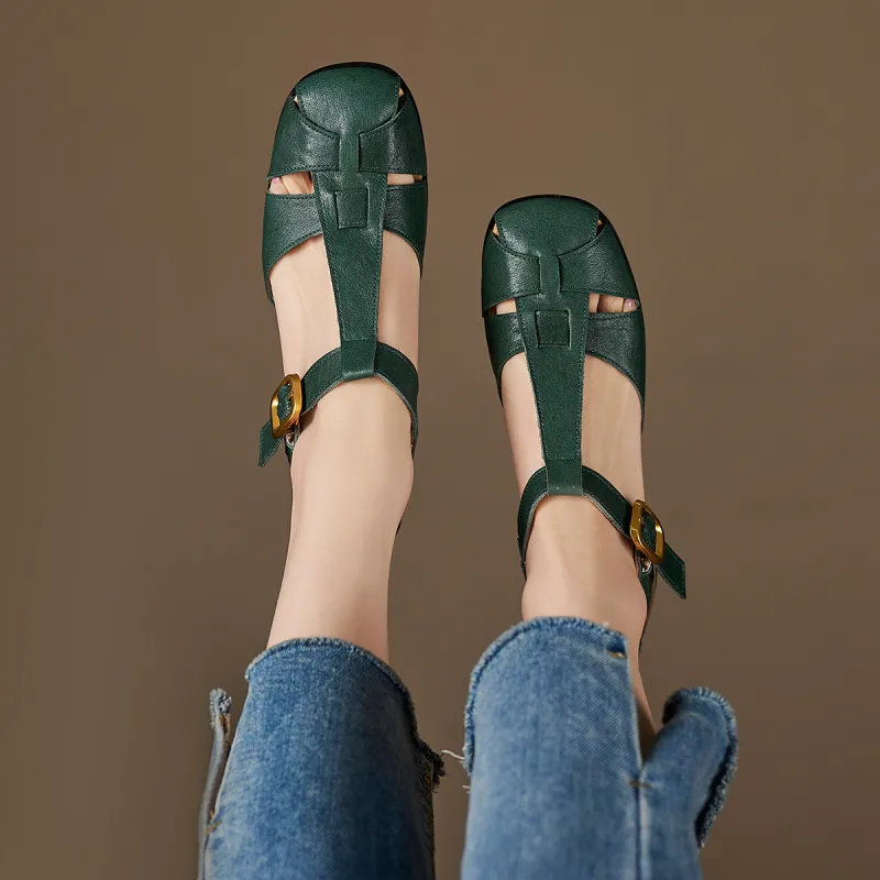 XICUNMINGWU Roman Sandals 5.3CM Women's-10