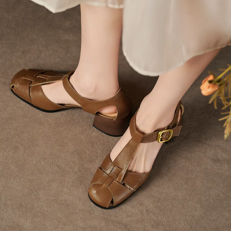 XICUNMINGWU Roman Sandals 5.3CM Women's-6
