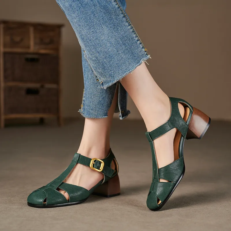 XICUNMINGWU Roman Sandals 5.3CM Women's-11