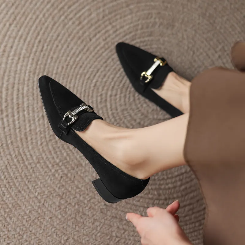 XICUNMINGWU Chunky Heel High Heels 3CM Women's-5