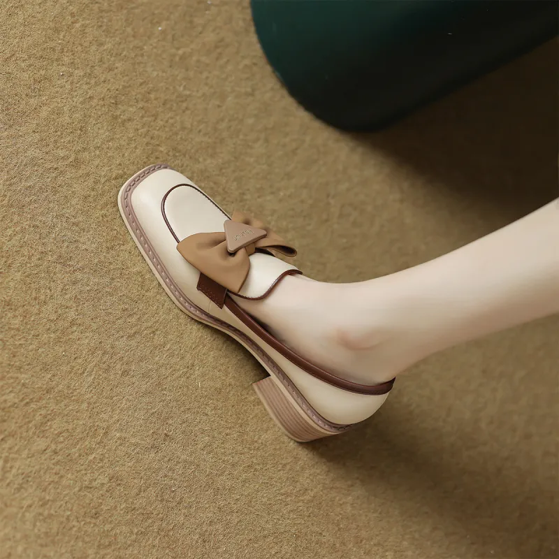 XICUNMINGWU Loafers Women's Ecru-2
