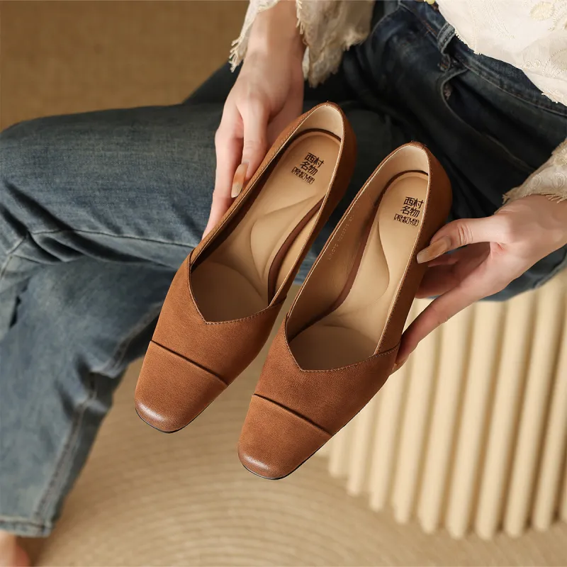 XICUNMINGWU High Heels Women's Black/Caramel-4