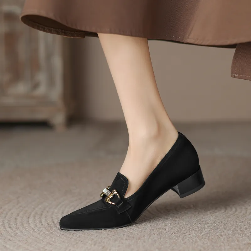 XICUNMINGWU Chunky Heel High Heels 3CM Women's-3