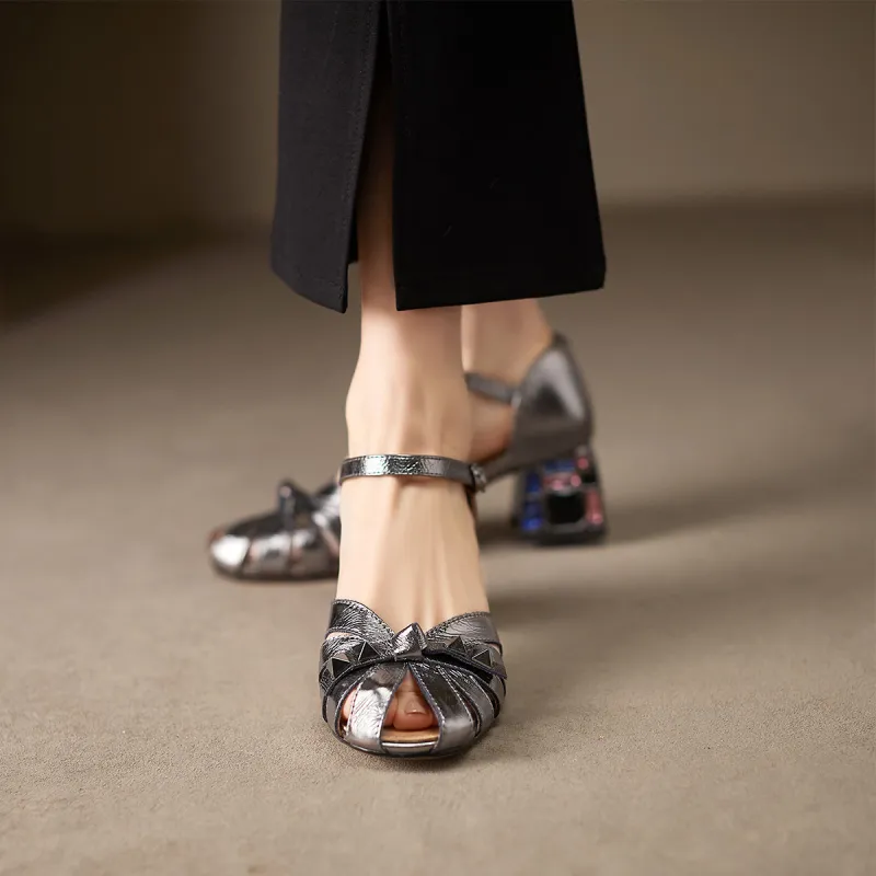 XICUNMINGWU Block Heel High Heels Women's-5