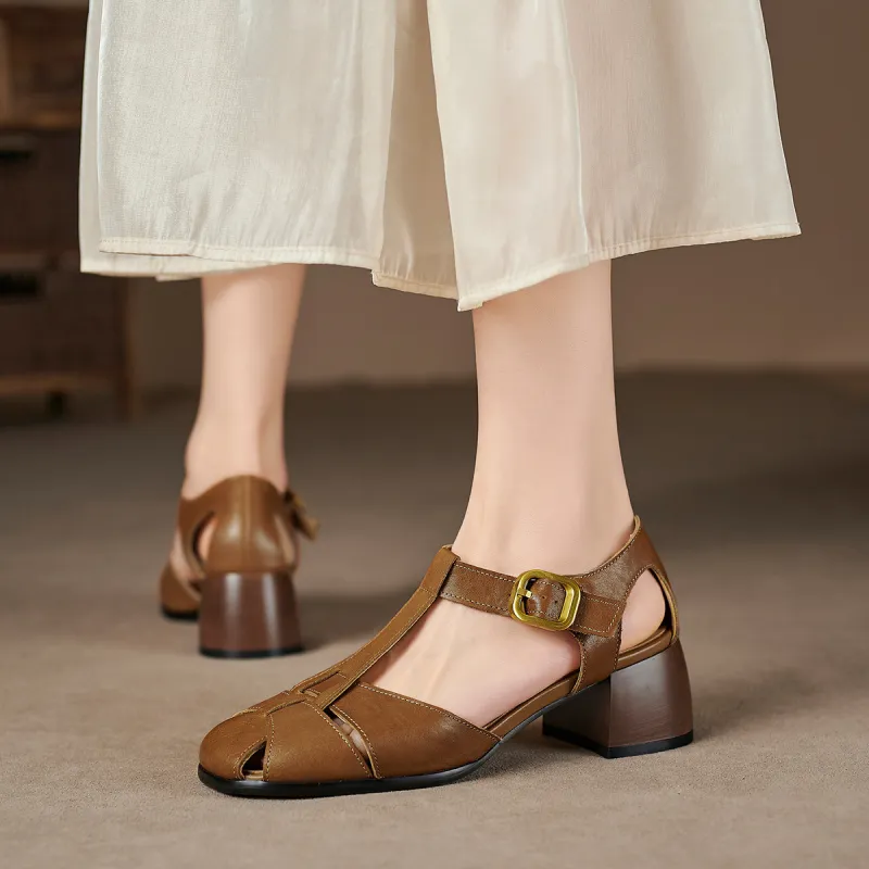 XICUNMINGWU Roman Sandals 5.3CM Women's-1