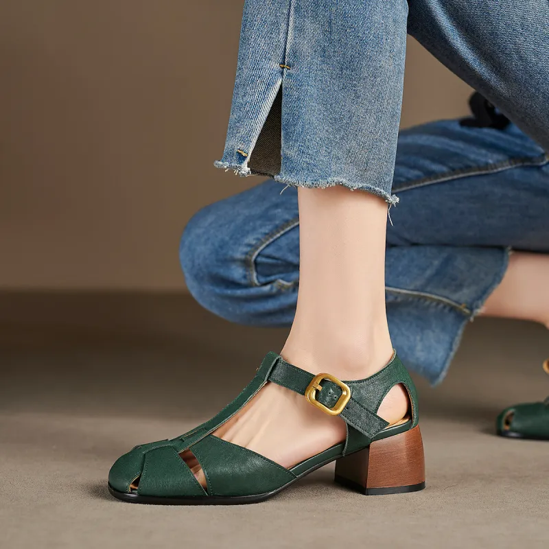 XICUNMINGWU Roman Sandals 5.3CM Women's-9