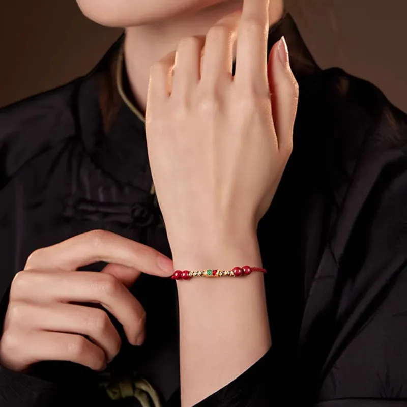 Olampe Reconstructed Cinnabar Adjustable Hand Rope Women's-3