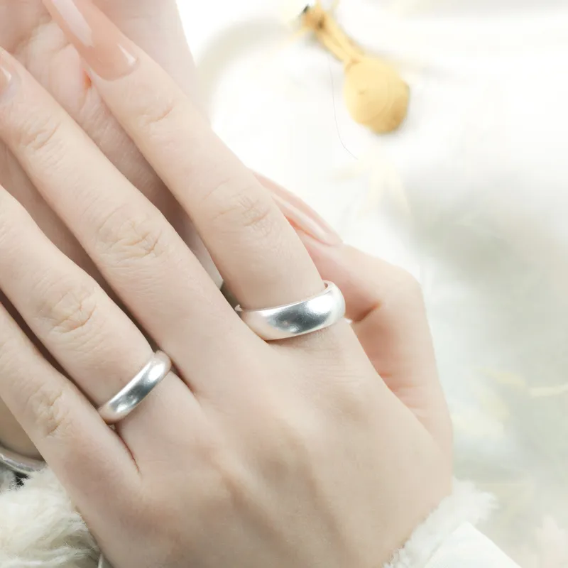 Mrs. Song 999 Fine Silver Rings Unisex-3