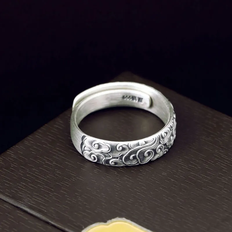Mrs. Song 999 Fine Silver Rings Unisex-5