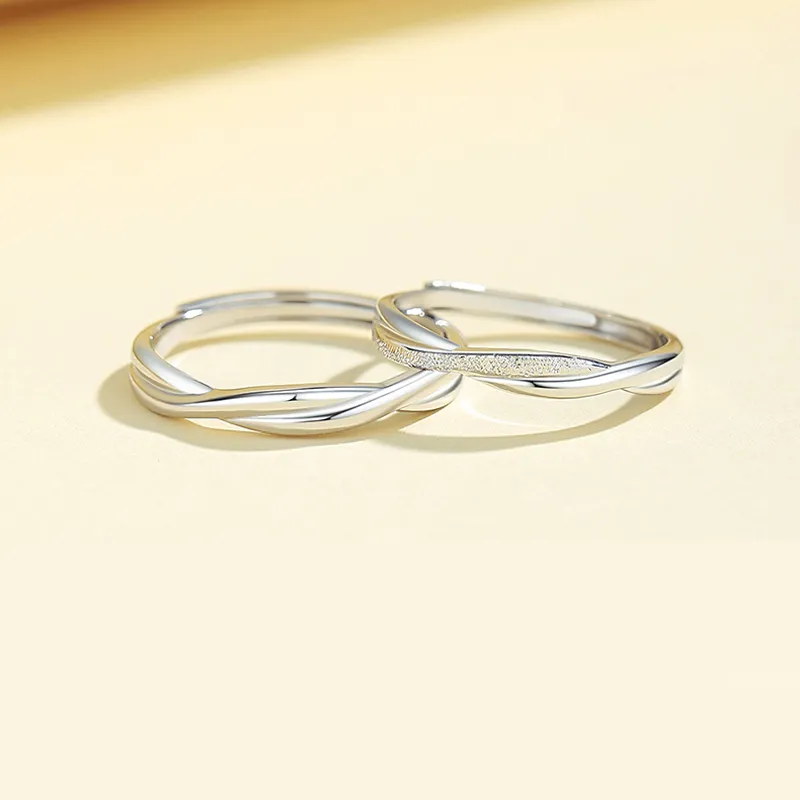 Mrs. Song 999 Fine Silver Rings Unisex-5