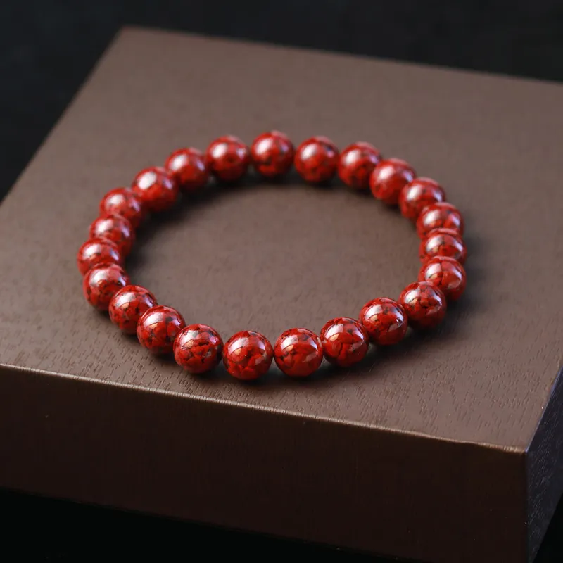 Mrs. Song Cinnabar Jade Bracelets Women's-4