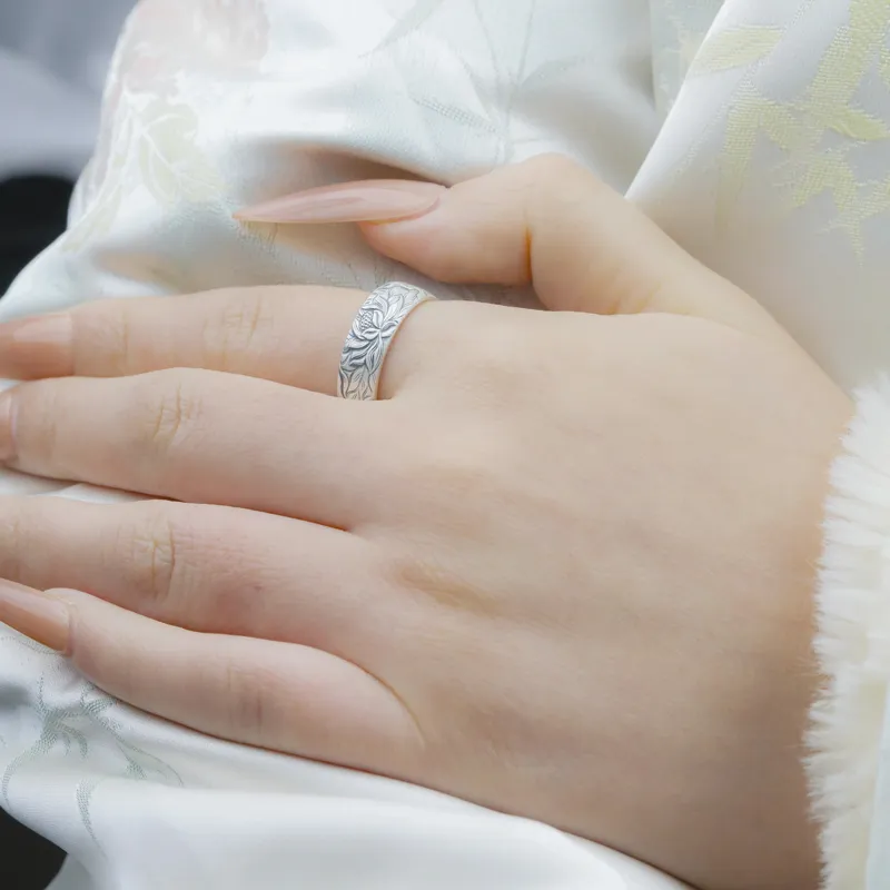 Mrs. Song 999 Fine Silver Rings Unisex-1