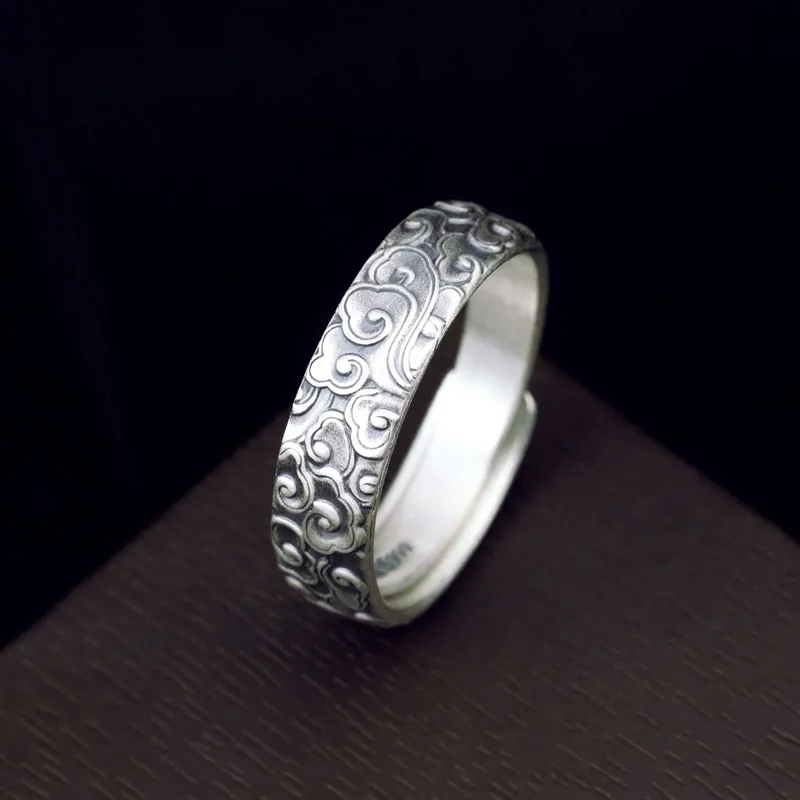 Mrs. Song 999 Fine Silver Rings Unisex-6
